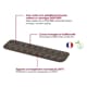Madeleine Mould - 20 cavities - 39.5 x 12.5cm - Gobel