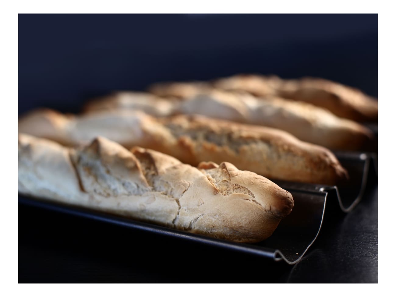 NonStick Baguette Baking Tray 38 x 32cm Gobel Meilleur du Chef