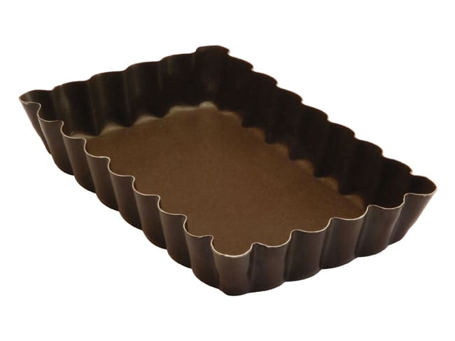 Non-Stick Fluted Rectangular Tartlet Mould - Gobel