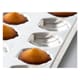 Tinplate Madeleine Tray - 20 cavities - 39 x 12cm - Gobel