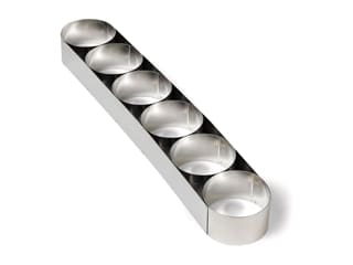 Rail of 6 Mousse Rings