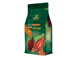 Alunga Milk Chocolate Couverture Pistoles - 41% cocoa - 1kg - Cacao Barry