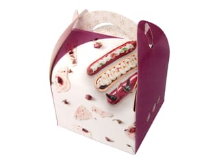 'Fantaisie' Square Tart Box with Handle