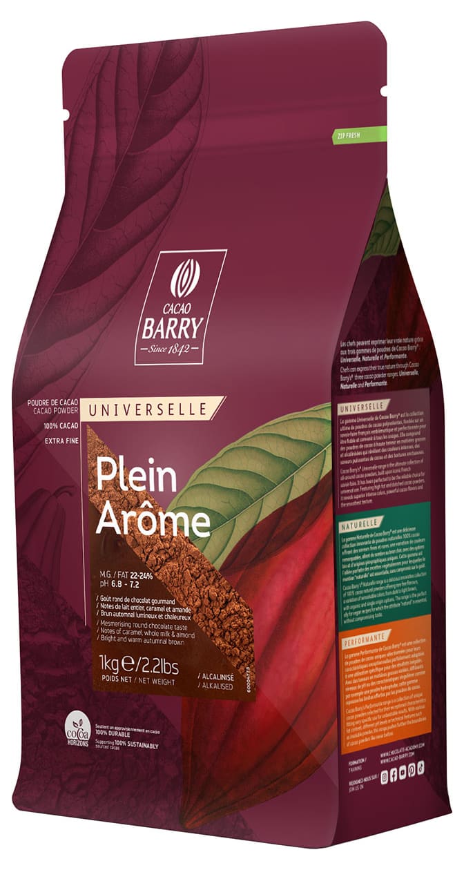 Plein Arôme Cocoa Powder 1kg Cacao Barry Meilleur du Chef