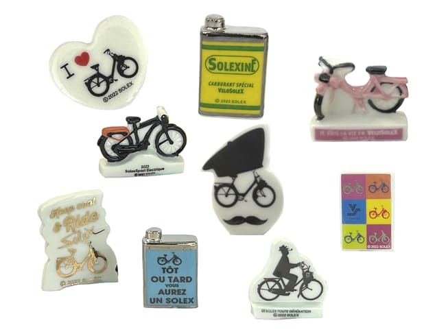 Vintage Bikes Trinkets - Pack of 10