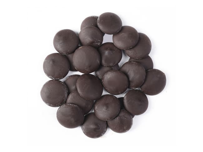 Mexique Dark Chocolate Couverture Pistoles - 66% cocoa - 1kg - Cacao Barry