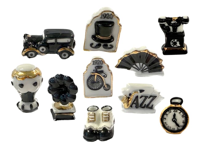 Roaring Twenties Trinkets - 2026 collection - Pack of 10 - NORDIA