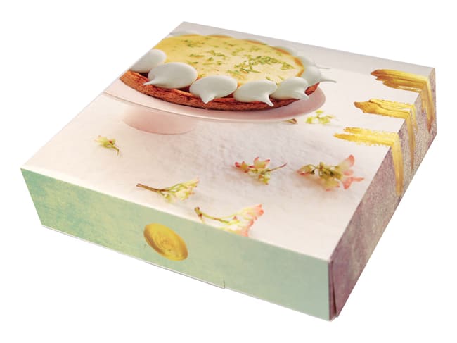 'Exquise' Square Tart Box - Height 5cm - 16 x 16cm (x 50)