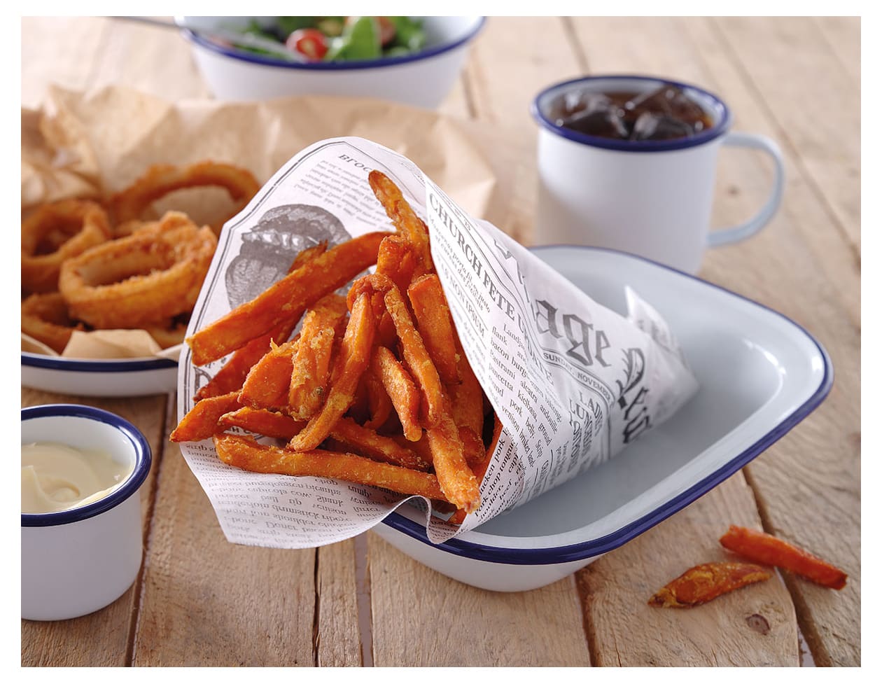 Greaseproof Paper (x 500) Newspaper Print 25 x 20cm Meilleur du Chef