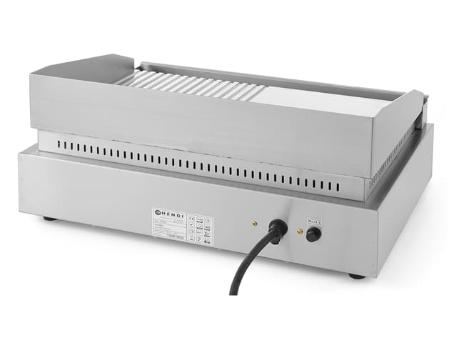 Plancha Grill with Smooth/Griddle Surface - Large - 55cm - Hendi