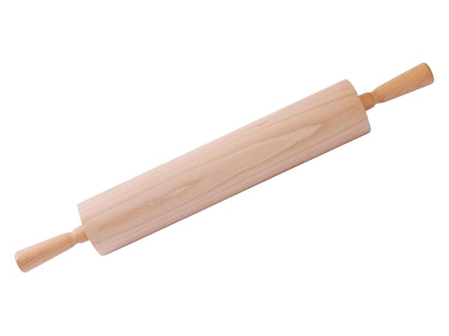 Wooden Rolling Pin - With handles - Length 59cm