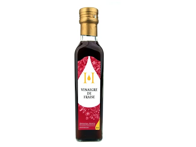 Sweet-and-Sour Strawberry Vinegar 25cl - Huilerie Beaujolaise