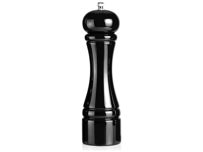 Black Pepper Mill - Lacquered Wood - Height 20cm - Ibili