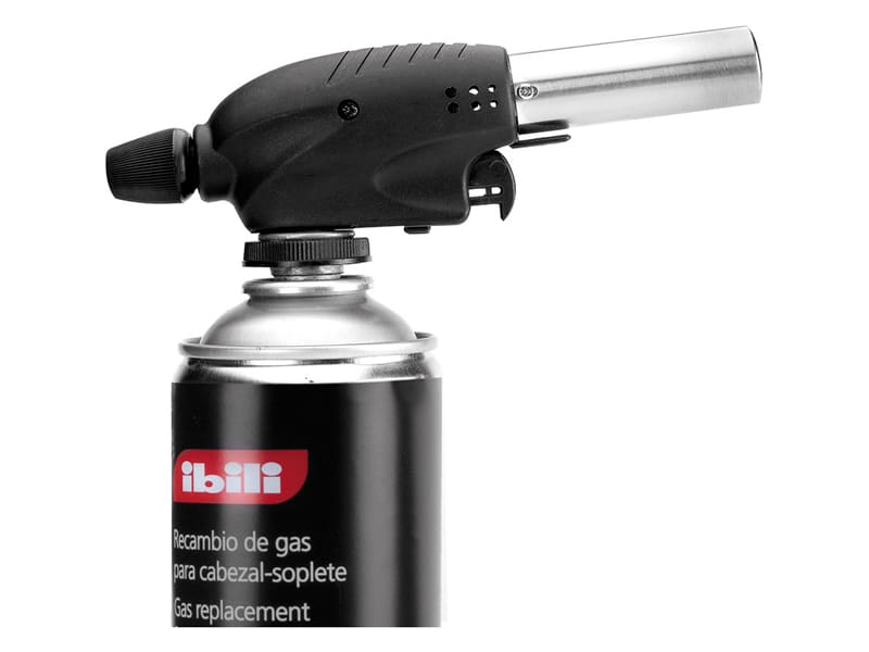 Blow Torch Gas Cartridge 600ml Ibili Meilleur du Chef