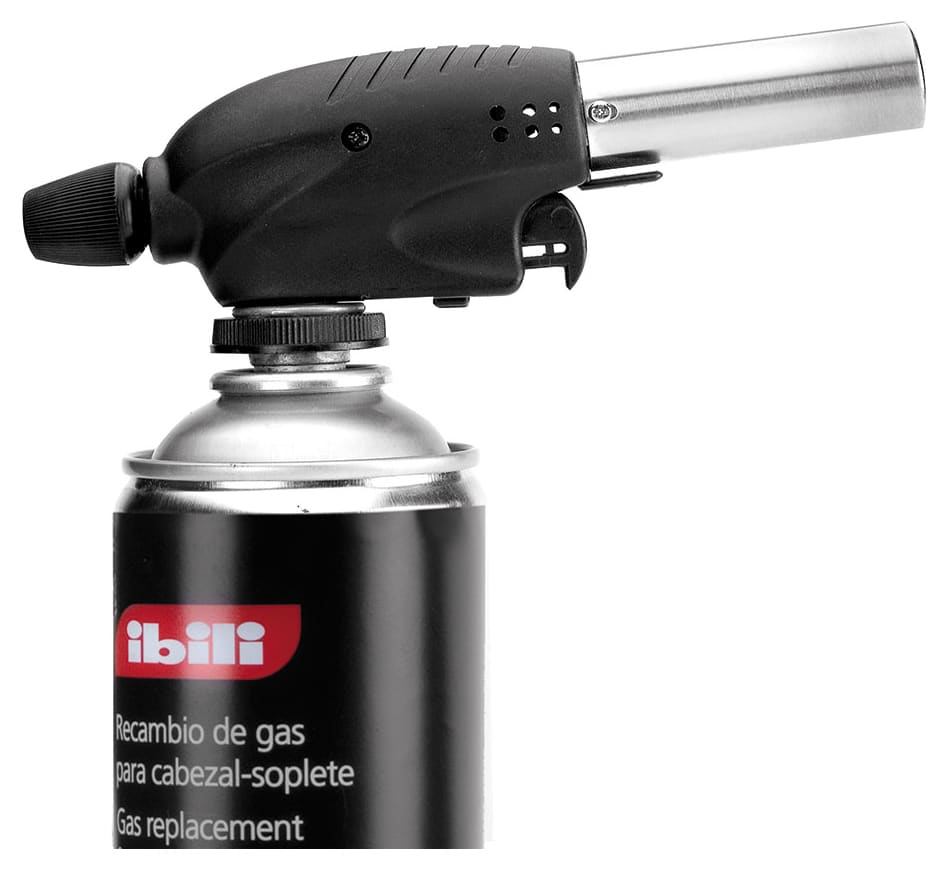 Blow Torch Gas Cartridge 600ml Ibili Meilleur du Chef
