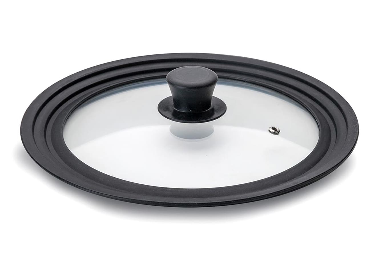Glass Lid with Silicone Rim 28 to 32cm Ibili Meilleur du Chef
