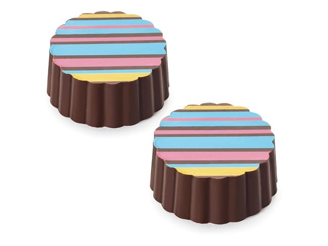 Magnetic Chocolate Mould - 15 Discs - 27,5 x 13,5cm - Ibili