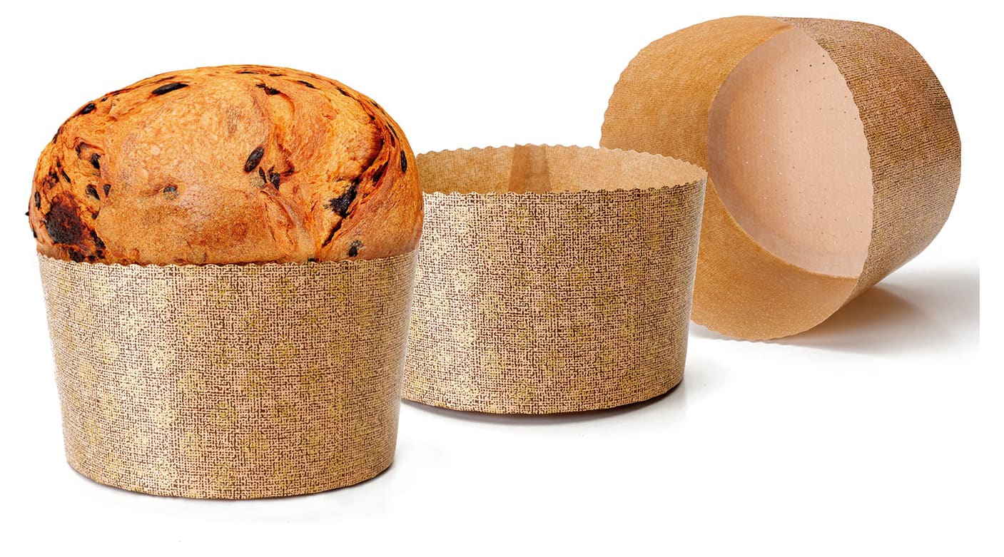 Nordia Moule à panettone papier marron 22 cm x 480 Nordia - 681844