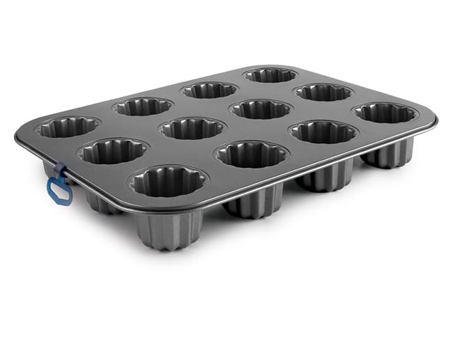 Non-stick cannelé mold tray (x 5.5) - Ø 5.5cm - Ibili