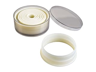 Plain Round Pastry Cutters - Set of 9 - Ibili