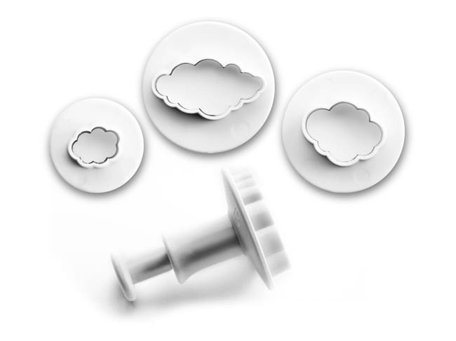 Plunger Cutter - Cloud - x 3 - Ibili