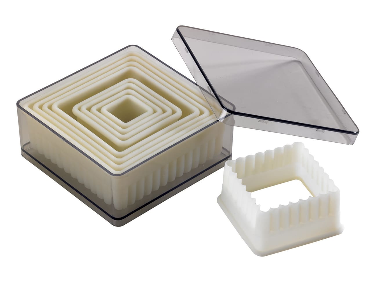 square fluted biscuit cutter