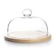 Tray for cheese - with glass dome - Ø 26 cm - Ibili