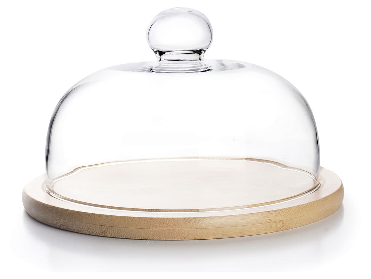 Tray for cheese - with glass bell - Ø 20 cm - Ibili - Meilleur du Chef