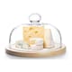 Tray for cheese - with glass bell - Ø 20 cm - Ibili