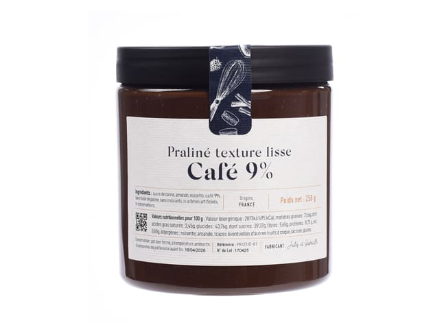 Coffee Praline Paste 9% - 250g - Meilleur du Chef