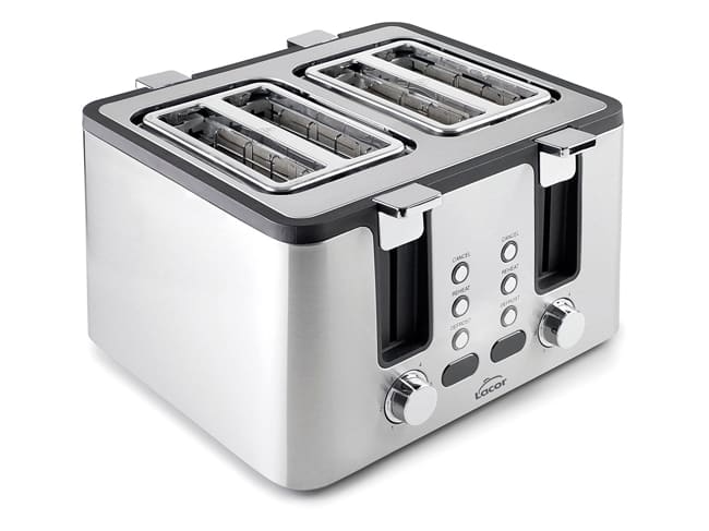 Stainless Steel Toaster - Semi-professional - 4 slices - Lacor