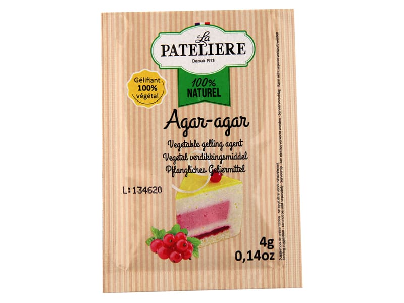 La Pateliere Agar-Agar Bio Gelifiant Vegetal 5x4g 