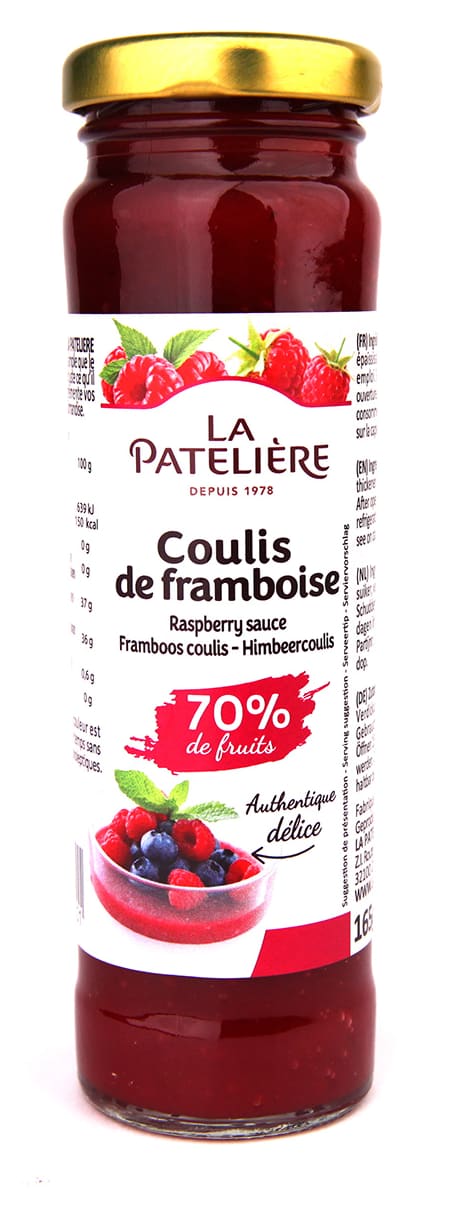 Coulis de framboise 165g bio