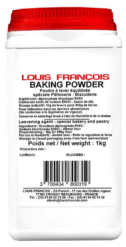 Baking Powder 1kg Louis François Meilleur Du Chef