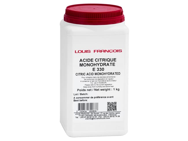 Citric Acid Powder - 1kg - Louis François