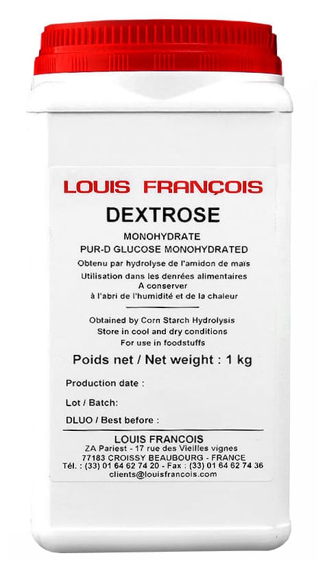 Dextrose Monohydrate 1kg Louis François Meilleur Du Chef