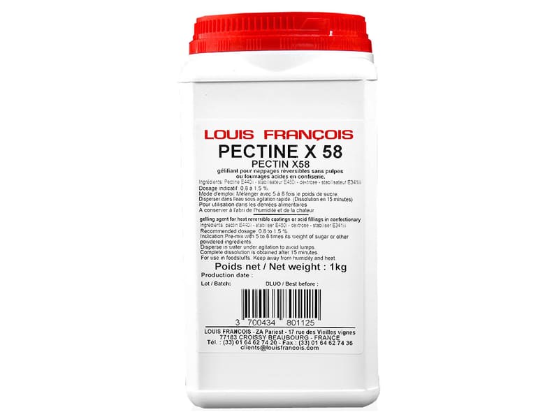 Fruit Pectin X 58 1kg Louis François Meilleur du Chef