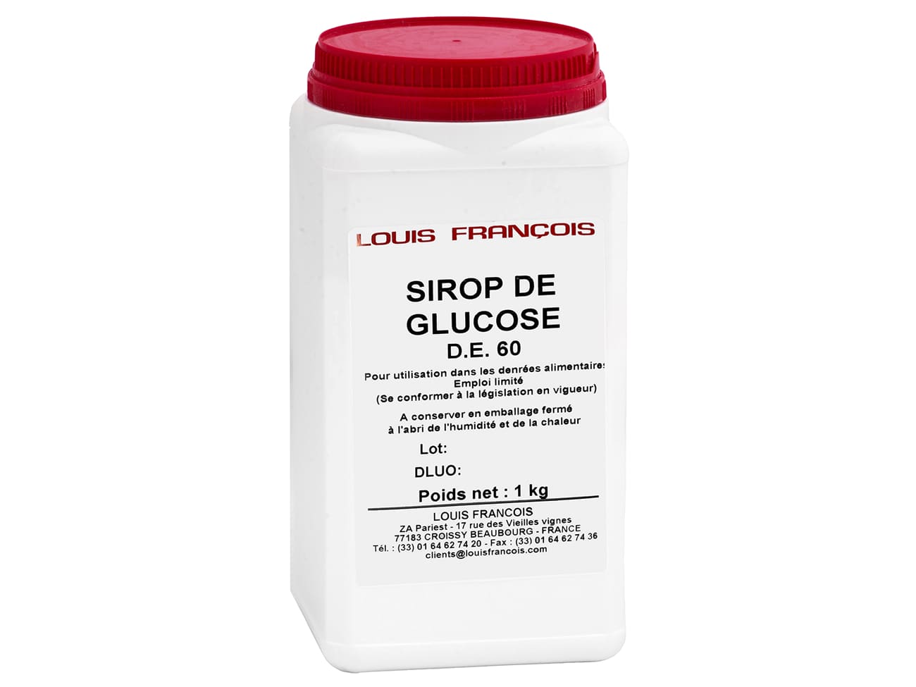 Tube sirop de glucose
