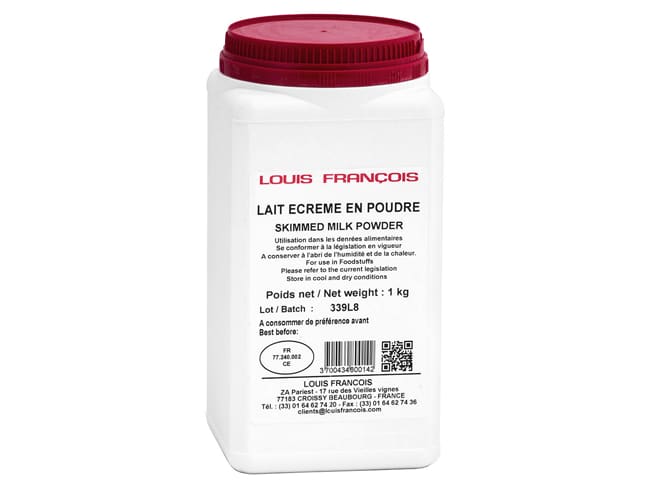 Skimmed Milk Powder - 1kg - Louis François