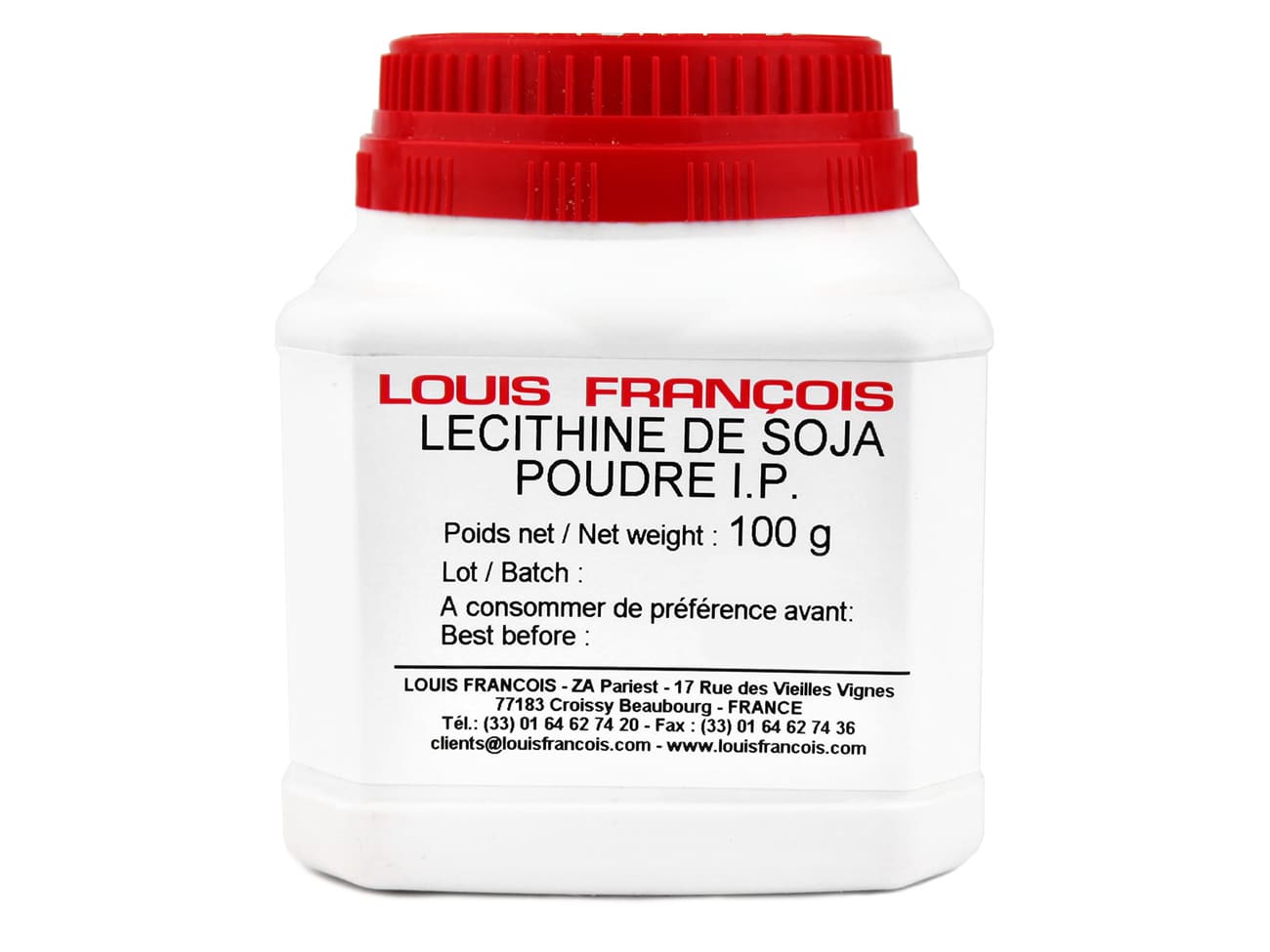 E322 Soy Lecithin Powder 100g Louis François Meilleur du Chef