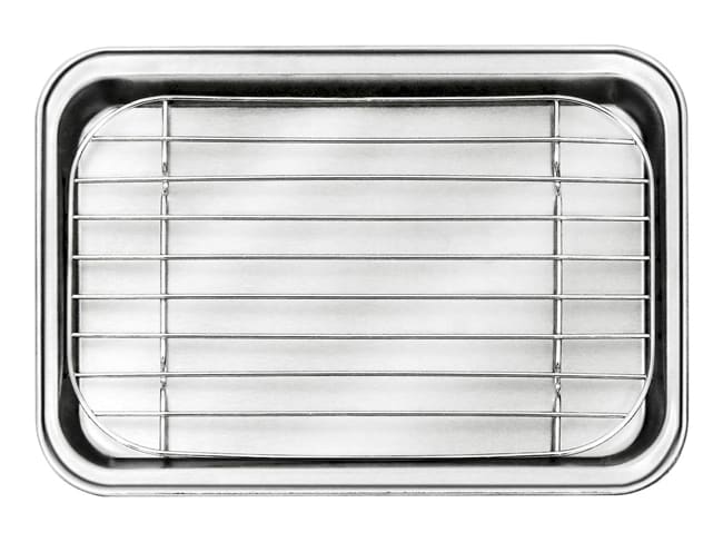 Food Prep Tray - With rack - 26 x 18.5 cm