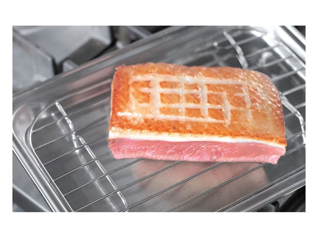 Food Prep Tray - With rack - 26 x 18.5 cm