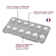 Tinplate Madeleine Tray - 12 cavities - 39 x 20 cm - Gobel