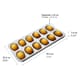 Tinplate Madeleine Tray - 12 cavities - 39 x 20 cm - Gobel