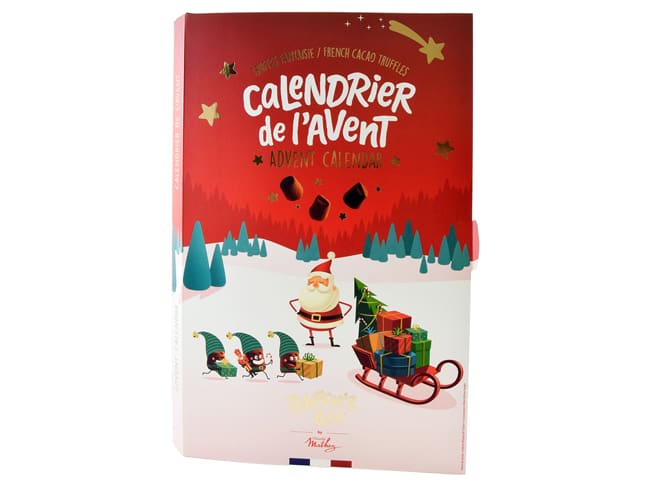 Advent Calendar - Mini truffles - 170g - Chocolat Mathez