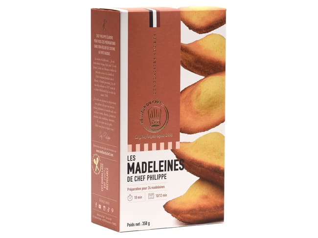 Instant Mix for Madeleines - by Chef Philippe - 358g - Meilleur du Chef