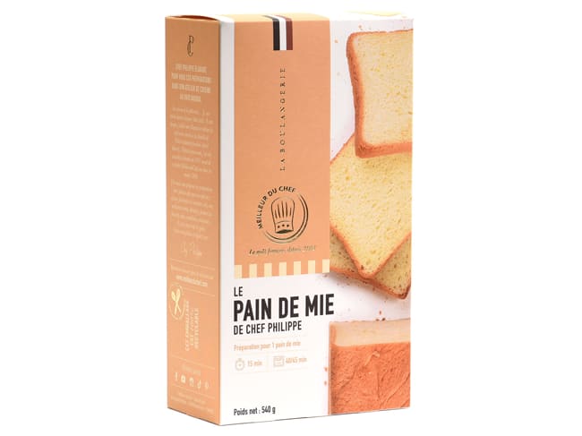 White Bread Mix - by Chef Philippe - 540g - Meilleur du Chef