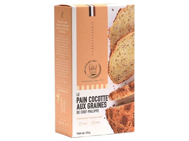 Wholegrain Casserole Bread Mix - by Chef Philippe - 616g - Meilleur du Chef