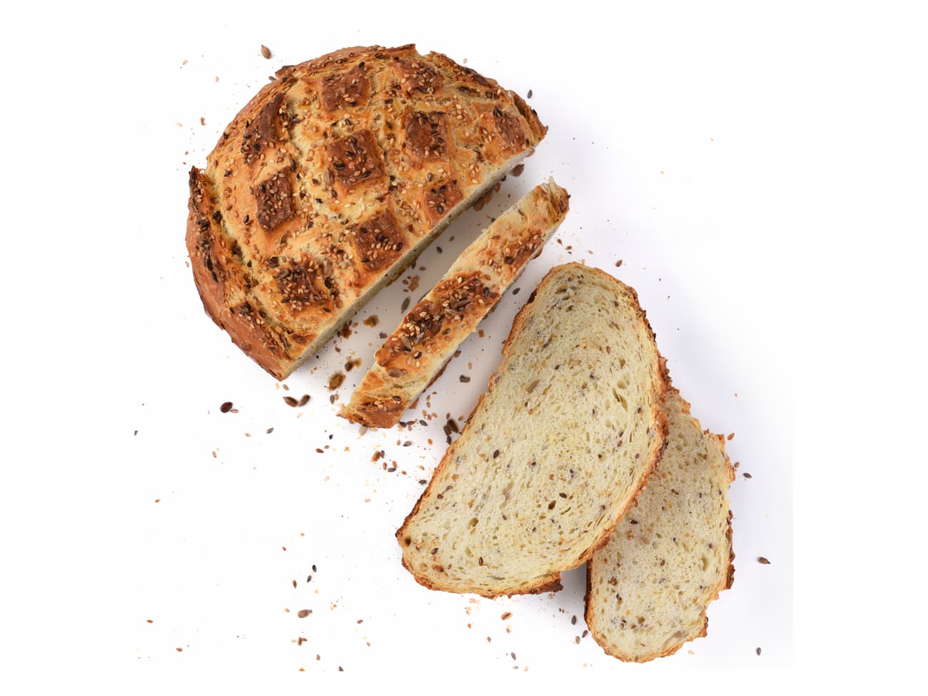 Wholegrain Dutch oven bread mix by Chef Philippe Meilleur du Chef