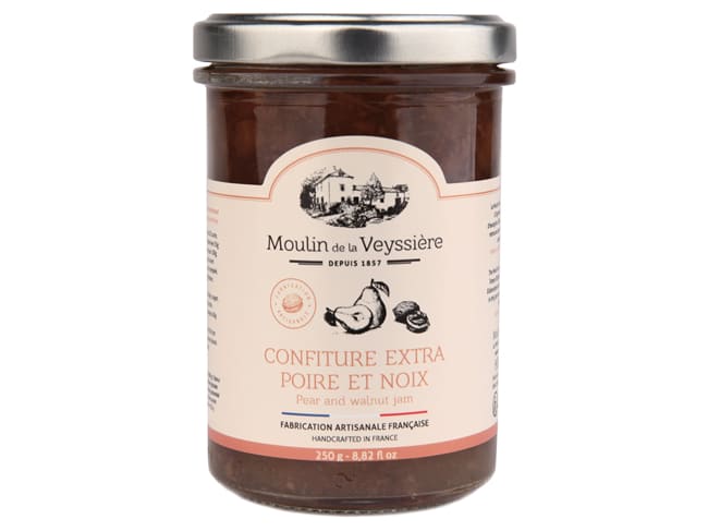 Pear & Walnut Jam - 250g - Moulin de la Veyssière
